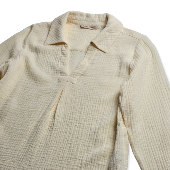 Soft Surroundings Tops Soft Surroundings Key Biscayne Gauze Popover